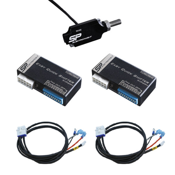 EQS CDI Quickshifter Kit with Traction Sensor for 2T/4T Twin-Cylinder Carburetor Engines