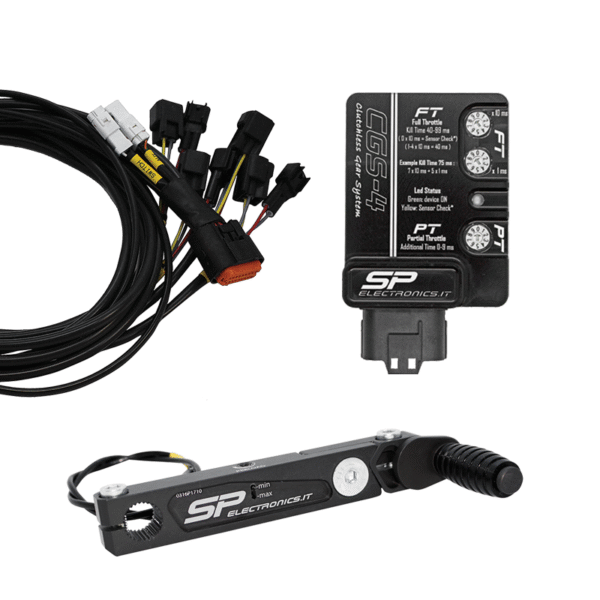 Kit Cambio Elettronico modello CGS4 con sensore Leva Diretta per modelli Ducati SBK