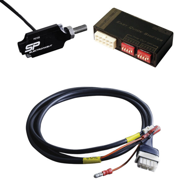 Kit Cambio Elettronico modello EQS PVL con sensore a Trazione per motore Monocilindro a Carburatore 2T/4T