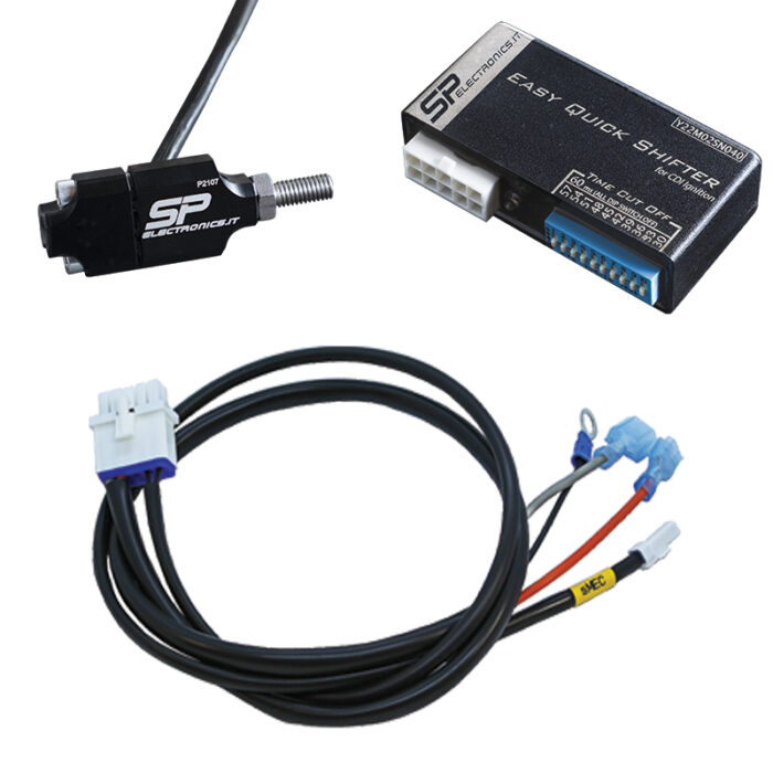 Kit Cambio Elettronico modello EQS CDI con sensore a Compressione per motore Monocilindro a Carburatore 2T/4T