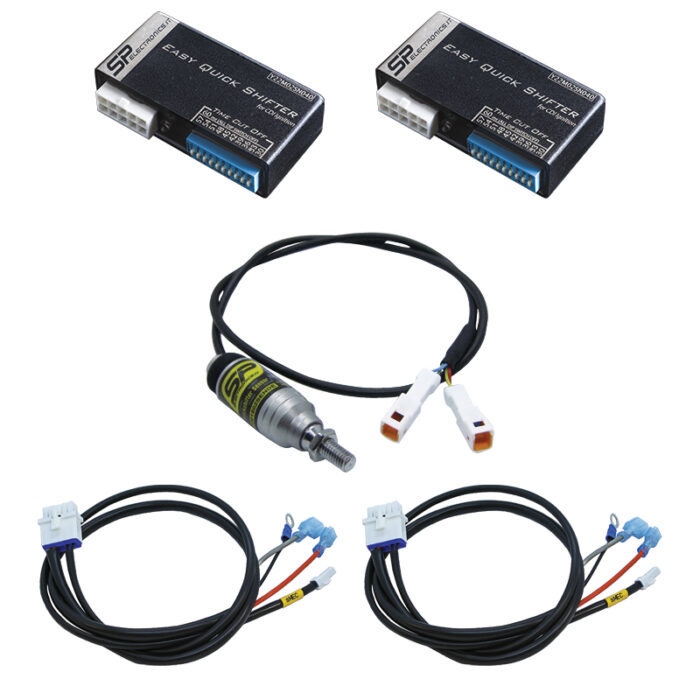 Kit Cambio Elettronico modello EQS CDI con sensore bidirezionale (Push o Pull) per motore Bicilindrico a Carburatore 2T/4T