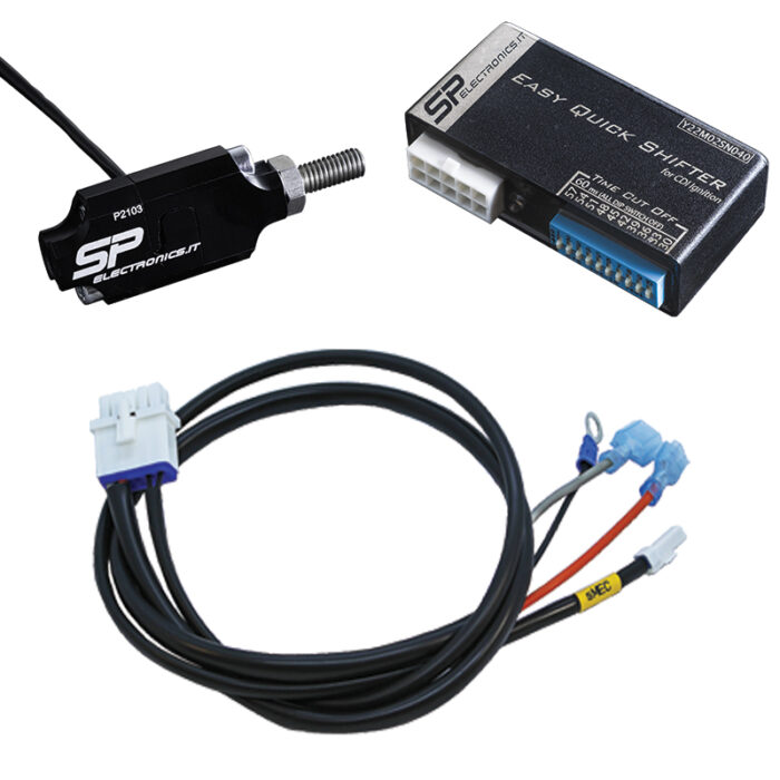 Kit Cambio Elettronico modello EQS CDI con sensore a Trazione per motore Monocilindro a Carburatore 2T/4T